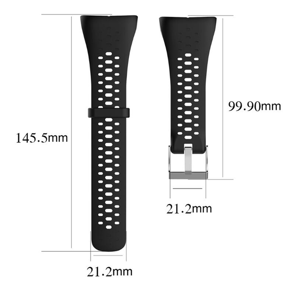Correa de pulsera de silicona para Polar M400 M430 GPS, correa de reloj deportivo, correa de repuesto