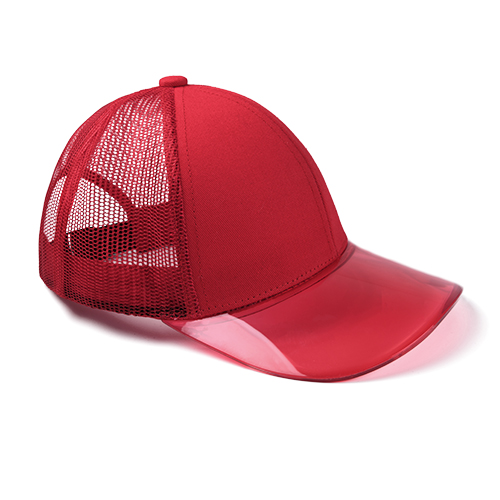 Furtalk keps dam sommar snapback keps dam svart hip hop mesh trucker kepsar rosa kvinnlig keps för tjejer: Röd