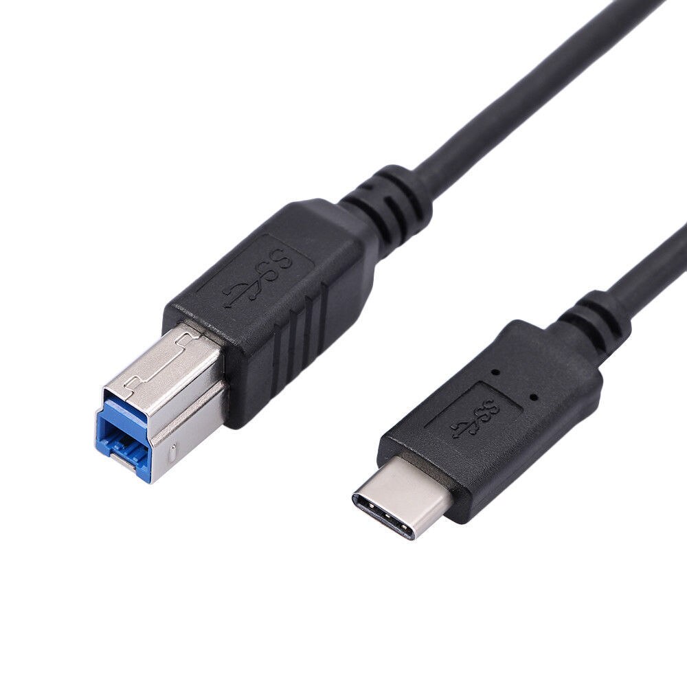 USB 3.1 Type-C USB-C om USB3.0 Type-B M/M Kabel Printer Scanner Adapter Cord
