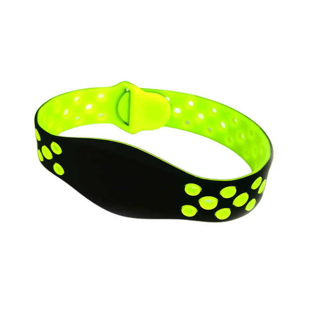 1Pcs 13.56MHz Adjustable RFID Waterproof Soft Wristband Silicone Bracelets NFC Smart S50 1K IC Key Keyfob Card: mixed color