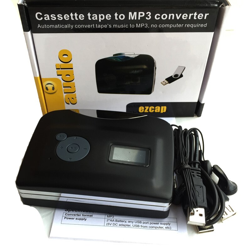 Band zu mp3 konverter, wandeln alte bandkassette zu mp3 in Usb-speicherstick direkt, kein pc erforderlich, freies