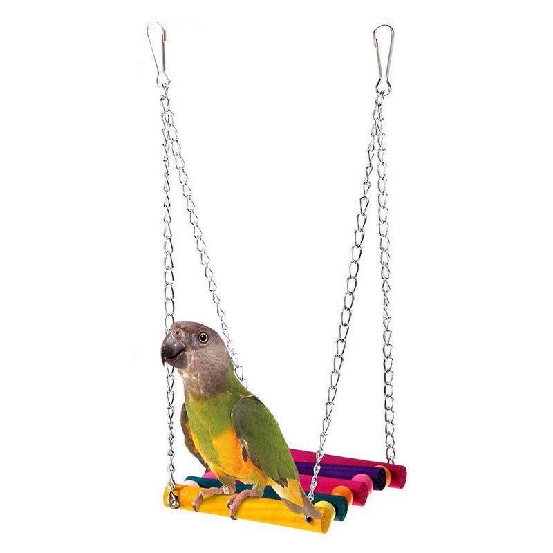 Picture of Pet Bird Swing Toys Pet Hanging Swing for Parrot P... - Grandado