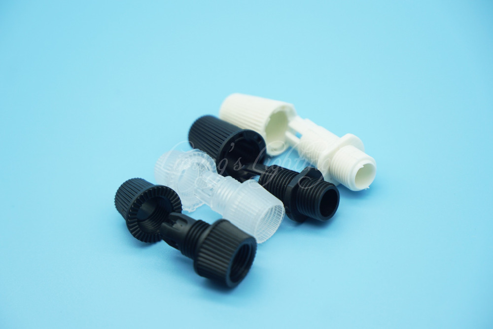 100pcs/lot Black Strain relief Plastic Cable Strain Relief Wire Clamp Cable Grip Wire Clip Cord Grip