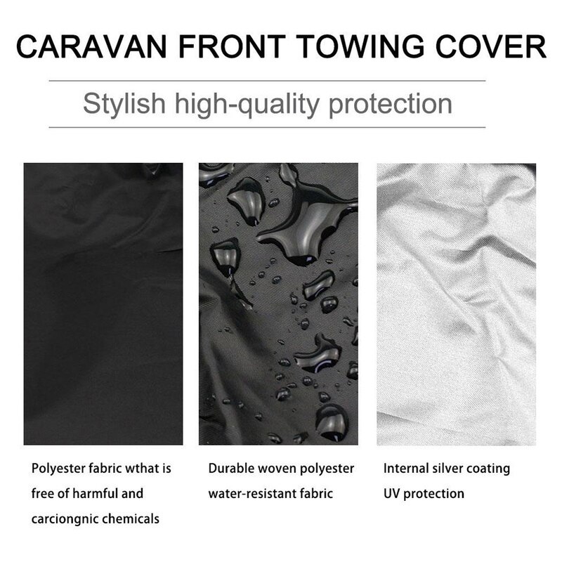 2 Sizes Waterproof Patio Fire Pit Cover Black UV Protector Grill BBQ Shelter Outdoor Garden Yard Round Canopy Furniture Covers