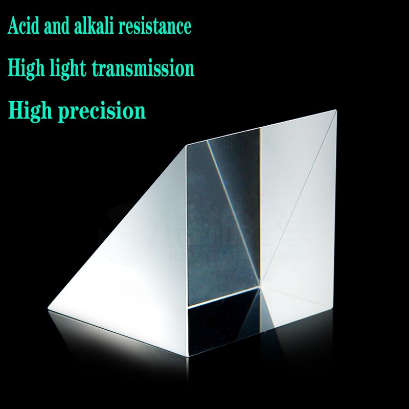 Optische Glas Haakse Reflecterende 30X30X150Mm Driehoekig Prisma Haakse Externe Reflecterende Prisma Geneigd Vliegtuig gecoat