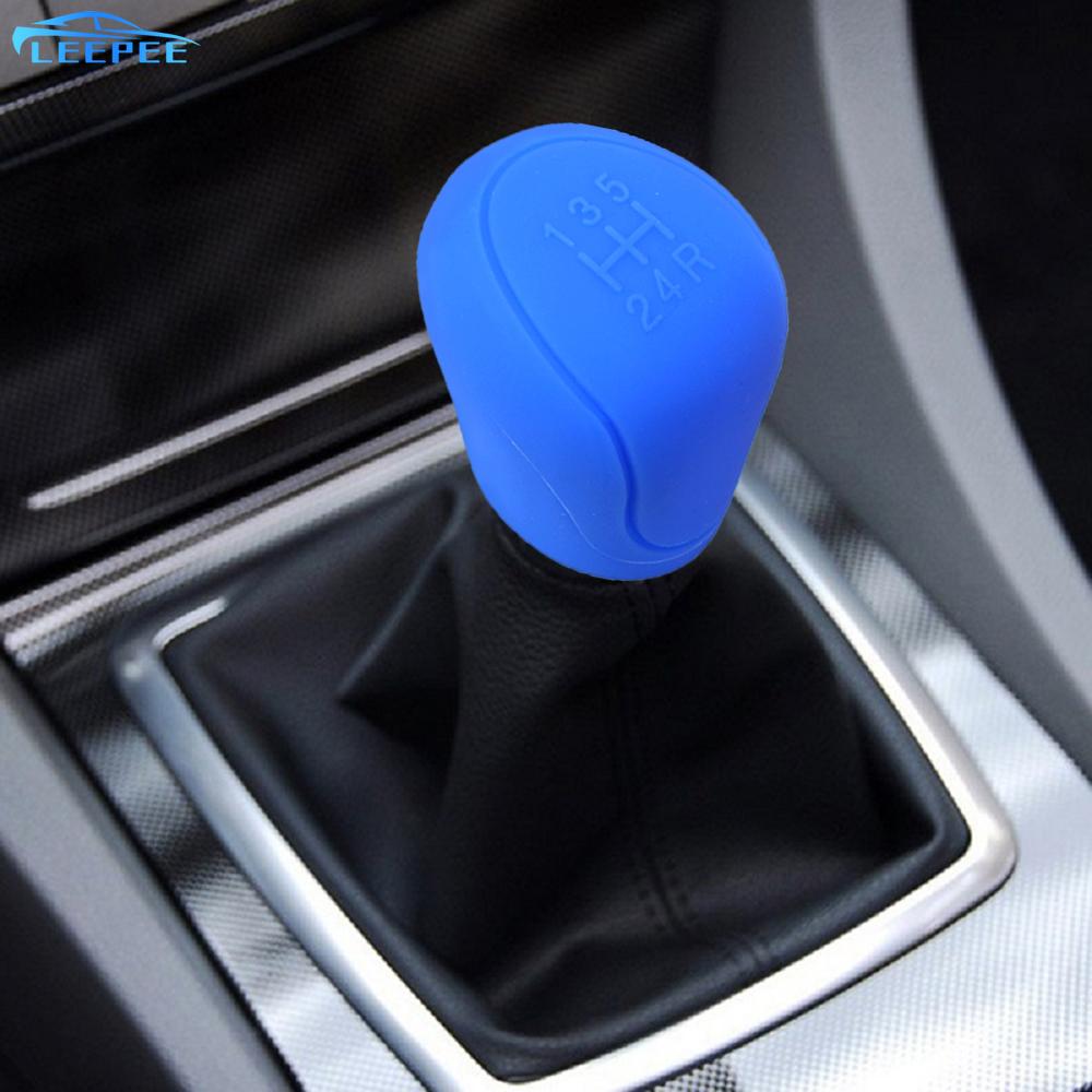 For ESCORT Ford Focus 2 3 4 MK2 MK3 MK4 MT - Car Gear Shift Collars Car-styling Silicone Gear Head Shift Knob Cover