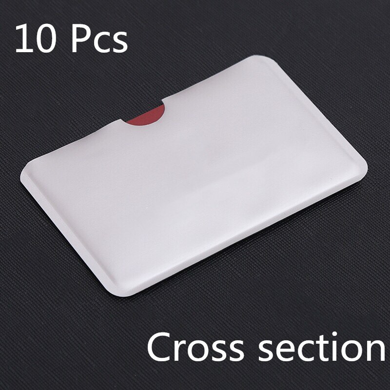 Étui de protection pour carte bancaire, 10 pièces, en Aluminium, métal intelligent, antivol, porte-cartes de crédit