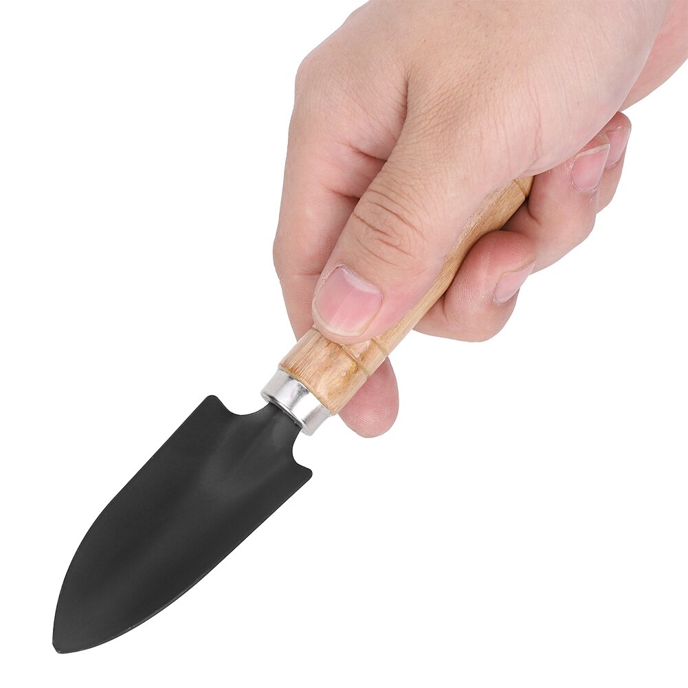 3 stücke Mini Anlage Gartengeräte einstellen Mini Spaten Klaue Rechen Schaufel Blumen Pflanzung Holzgriff Metall Kopf Gartengeräte