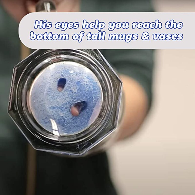 Creativity Smiley Magic Dishwashing Sponge Household Kitchenware Bathroom Cleaning Tools Scouring Powerful Scouring Pad No Box