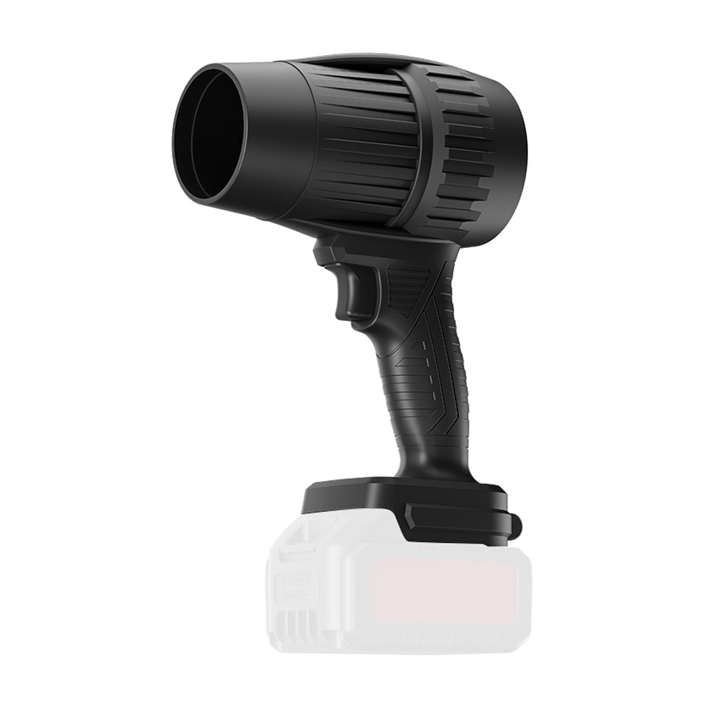 1000W Turbo Ventilator 500G Stuwkracht Gewelddadige Ventilator Traploos Snelheid Turbofan Bladblazer Handheld Mini Jet Ventilator Voor Makita Batterij: Rood