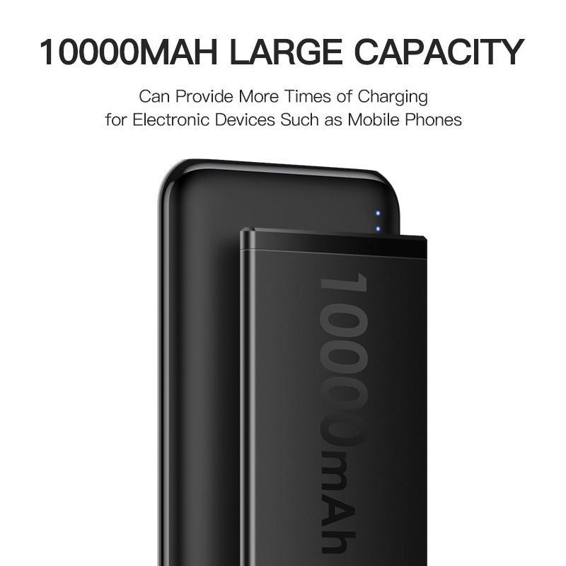 KUULAA Power Bank 10000 mAh Power Tragbare Lade Poverbank 10000 mAh USB Externe Batterie Ladegerät Für Xiaomi Mi 9 8 iPhone