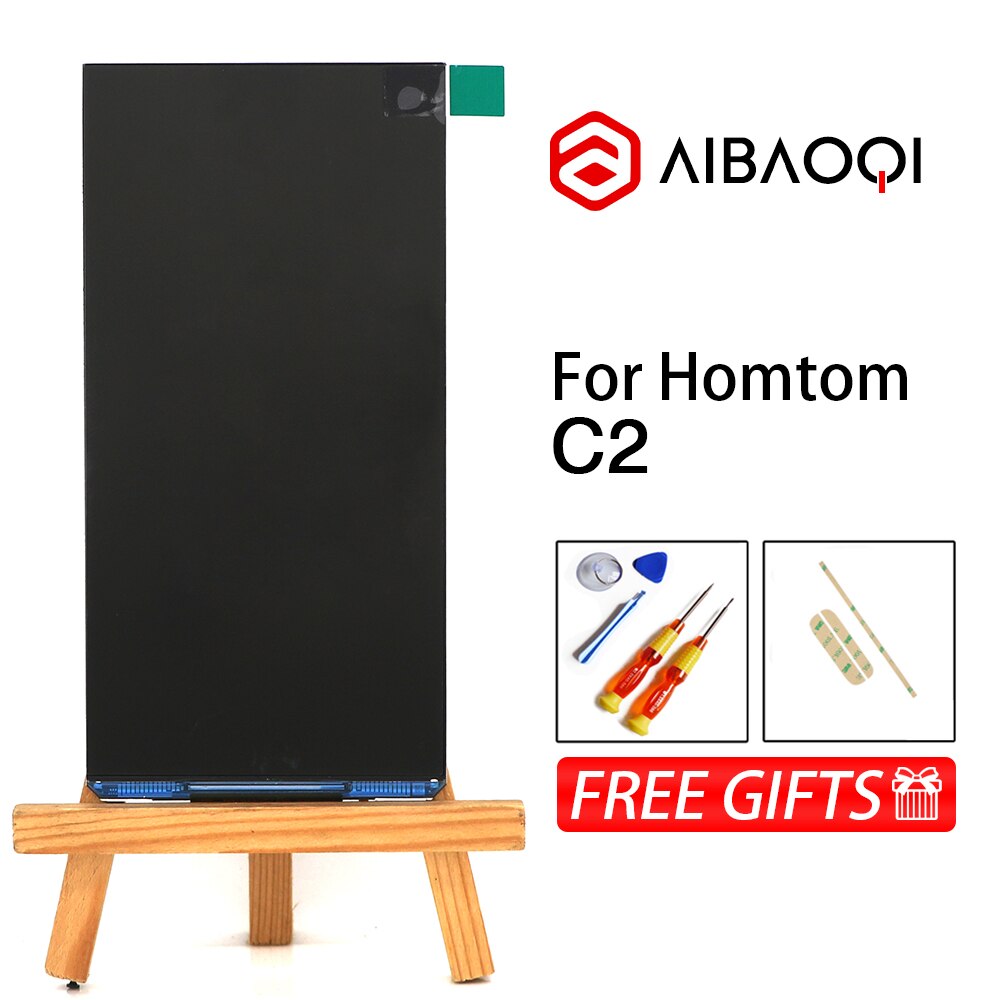 AiBaoQi Original 1280x640 LCD Display Assembly Replacement For Homtom C2 Android 8.1 Phone
