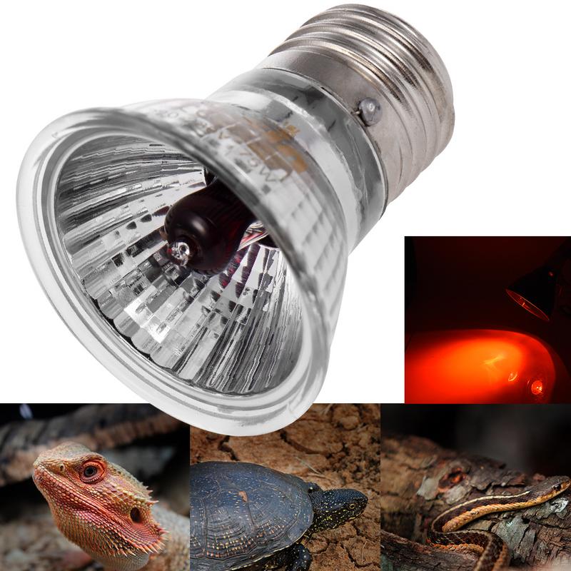 Krybdyr skildpadde slange fuldspektrum opvarmning lampe uva + uvb sollys husstand nødvendige lamper