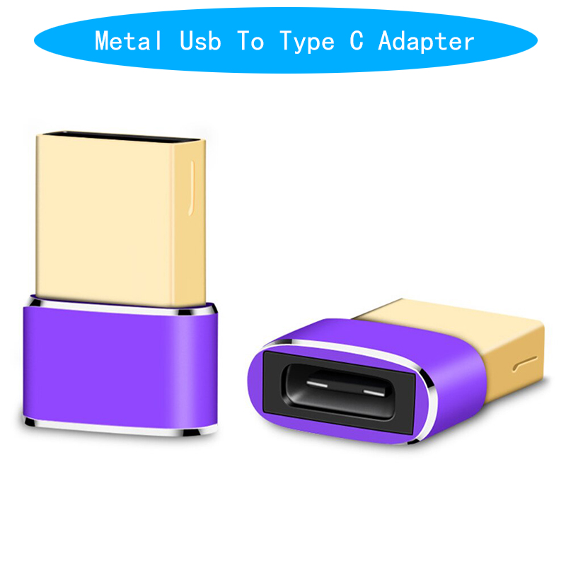 Metal USB Male To Type C Female OTG Adapter USB C Converter For Xiaomi Nexus 5x 6p Oneplus 3 2 Macbook USB Type-C Cable Adapter: 5