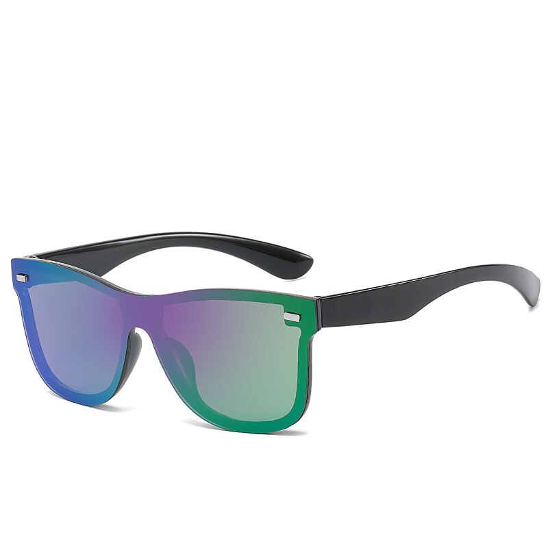 D & t solbriller ét stykke trend personlighed briller brandbeskyttelse reflekterende rammeløs solbrillefri  uv400: C5