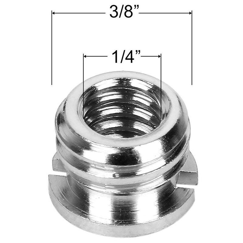 22Pack Camera Schroef Adapter 1/4 1/4 Schroef 1/4 3/8 Statief Schroef Adapter Converter Messing Schroef Adapter Spigot schroef Mount Se