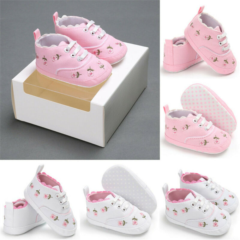 Mode Bloem Baby Baby Kid Meisje Bloemen Soft Sole Crib Peuter Zomer Princess Crib Schoenen 1G12
