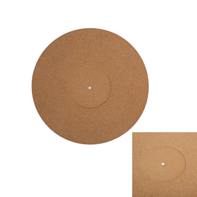 3Mm Kurk Rubber Draaitafel Platter Mat Slipmat Anti Statische Voor Lp Vinyl Record Hoge Quatilty