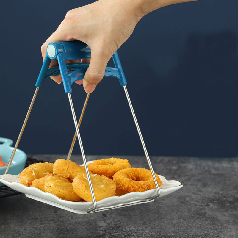 Poignée antidérapante en Silicone résistant à la chaleur, couvercle Anti-brûlure, pince pour Pot de chaleur, gants de four à micro-ondes, outils de cuisine E11830