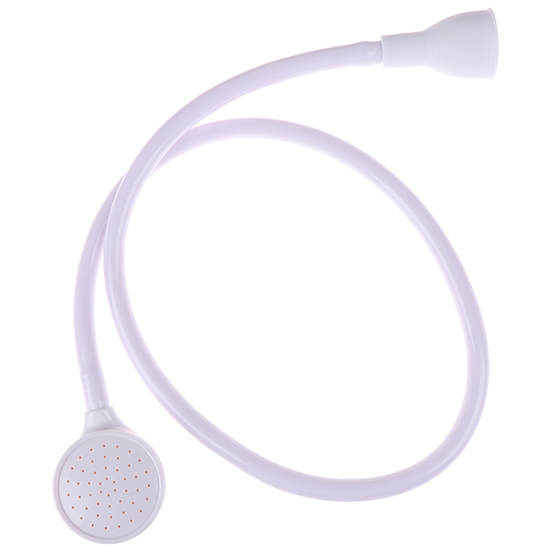 Shower Head Set Single Wide Tap Bath Sink Shower Head Spray Hose Push On Mixer Hairdresser Pet Shower Head Handheld