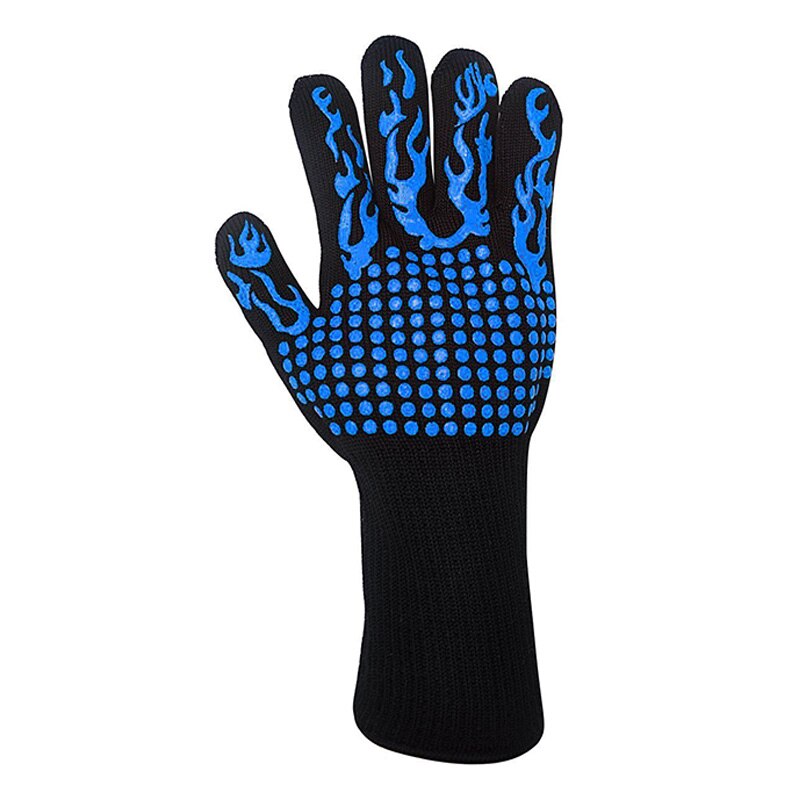 Guantes resistentes al calor para horno, protectores de manos resistentes al calor para parrilla, barbacoa, aislamiento prémium, duraderos, ignífugos,: Style2