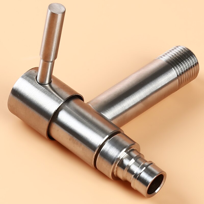 Outdoor Garden Faucet Tap Washing Machine Faucet Stainless Kitchen Bathroom Sink Tap Mop Pool Water Taps Parts