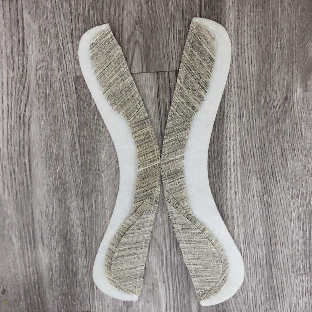 5pairs/lot 35cm Stereotype sleeve shoulders pads for suit accessories sleeve cotton lining for clothing diy accessories1811