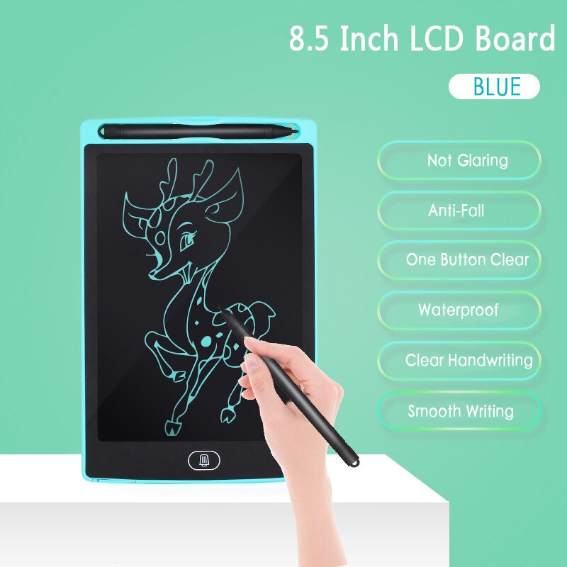 6.5-12 inch LCD Drawing Tablets Toys Paperless Portable Drawing Pad One Key Clean Anti-erase Lock Educational Toys Birthday: 03