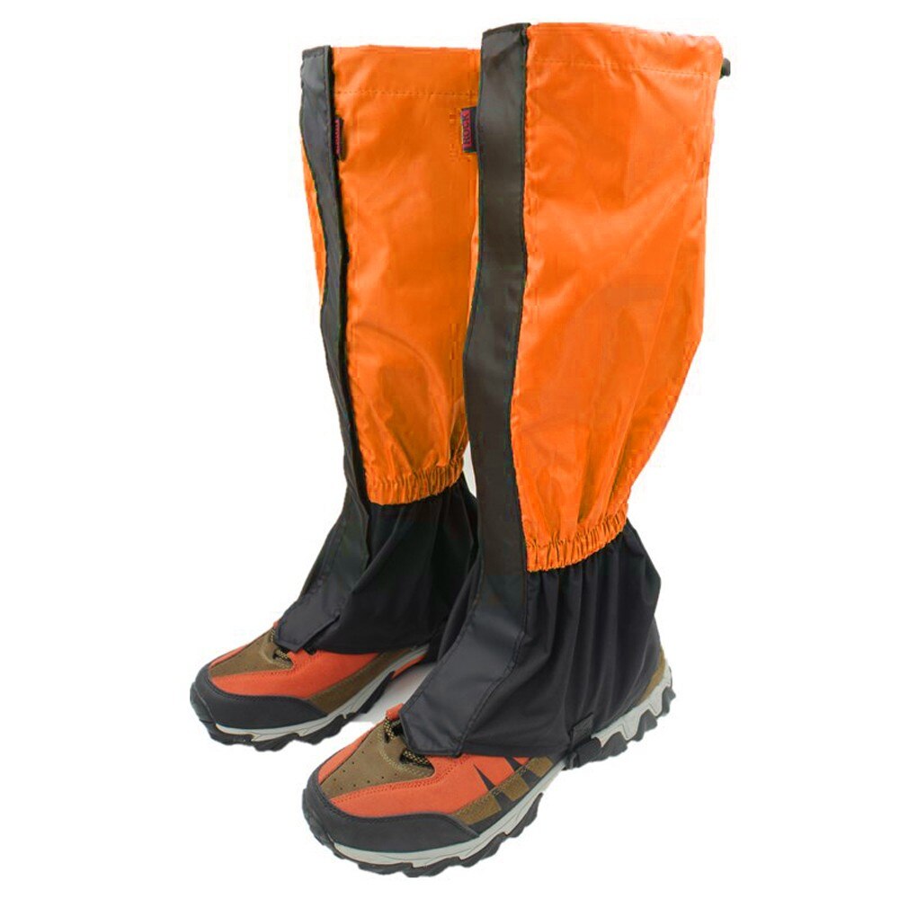 Outdoor Gaiters Sleeve Leg Protector Climbing Calf Sleeve Snowfield Desert Walking Cycling Waterproof Anti Dirt Gaiters Sleeve: Green