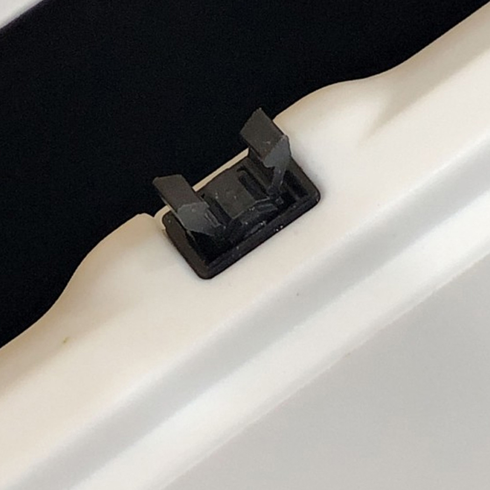 24 pçs universal pressão lata de lixo acessórios latas de lixo bloqueio plástico lixeira trava e