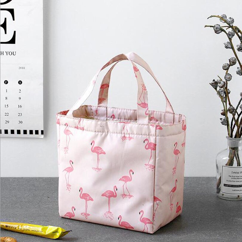 Bolso Oxford a prueba de agua, Bolsa térmica con patrón Floral, Bolsa de almuerzo para la playa, Bolsa de Picnic térmica, Bolsa térmica para mujeres, Chico, Bolsa refrigeradora para hombres: Pink 01