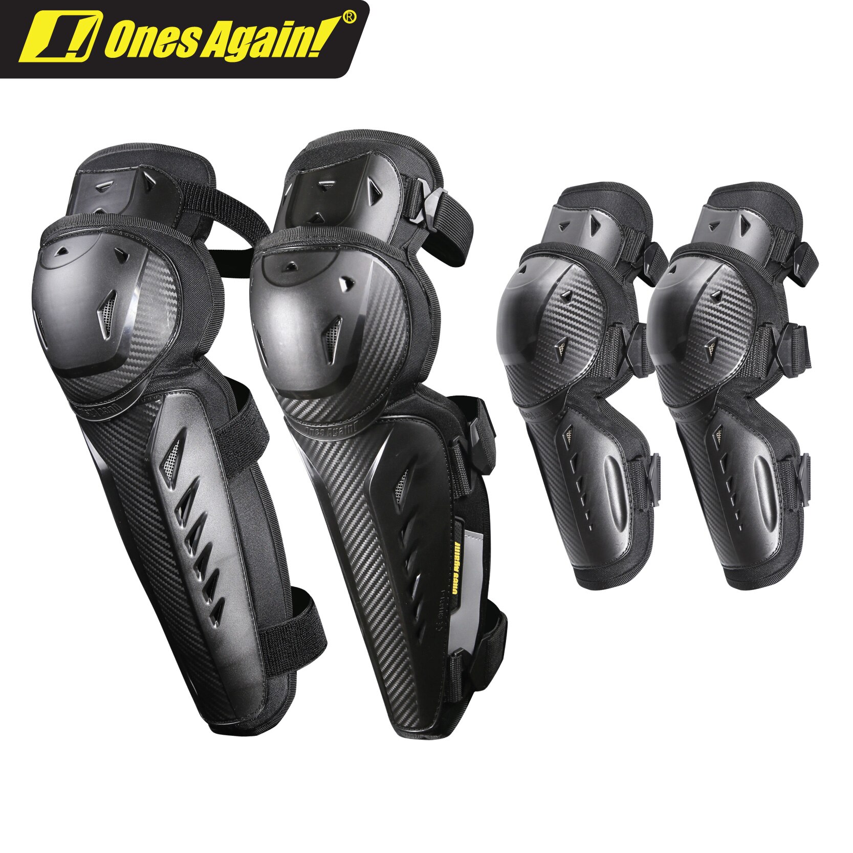 Men's motorcycle knee protector, off-road motorcycle protection, outdoor sports, human protective equipment, knee protector: Default Title