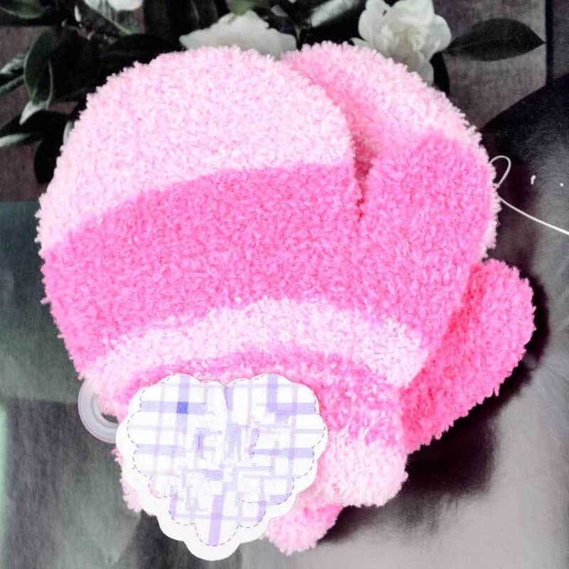 Strip Handschoenen Candy Wanten Leuke Cartoon Dikker Warme Fleece Zachte Handschoenen Van Baby Baby Jongens Meisje Winter Moeder Kids Accessoires