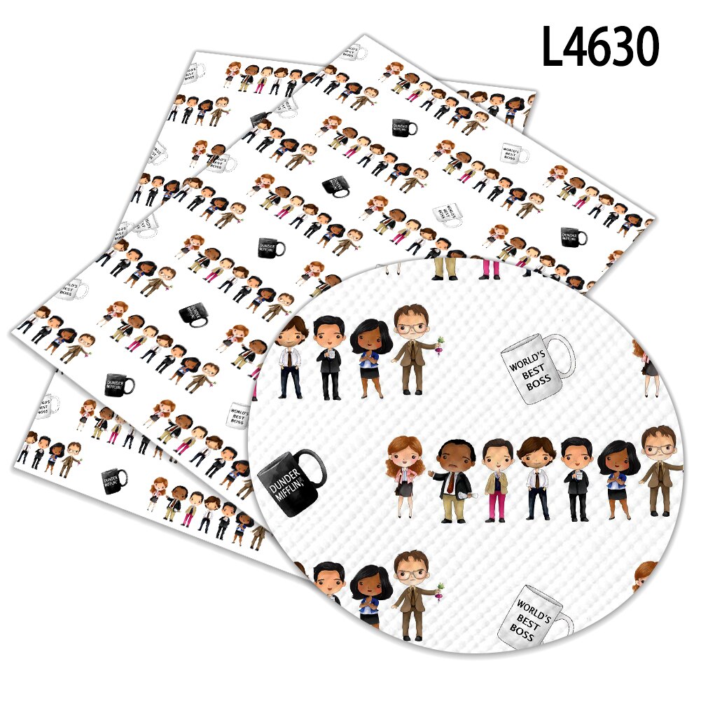 Faux cuir 22x30cm pour l'artisanat, accessoire de décoration en cuir synthétique pour nœud de cheveux: L4630