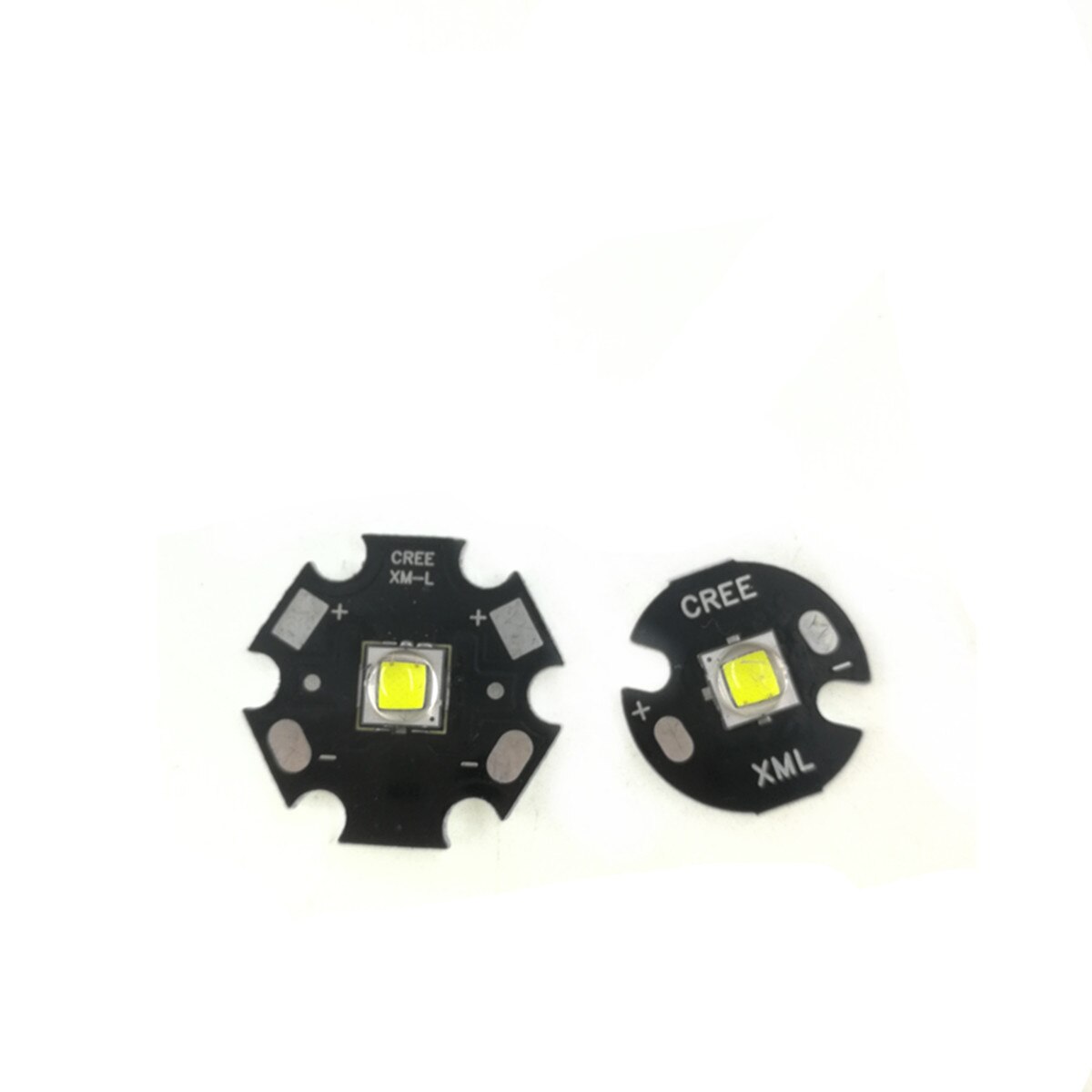 Cree XLamp XM-L2 XML2 T6 10W Cool White 6500K High Power LED Light Emitter Diode for flashlight on 16mm Black or White PCB