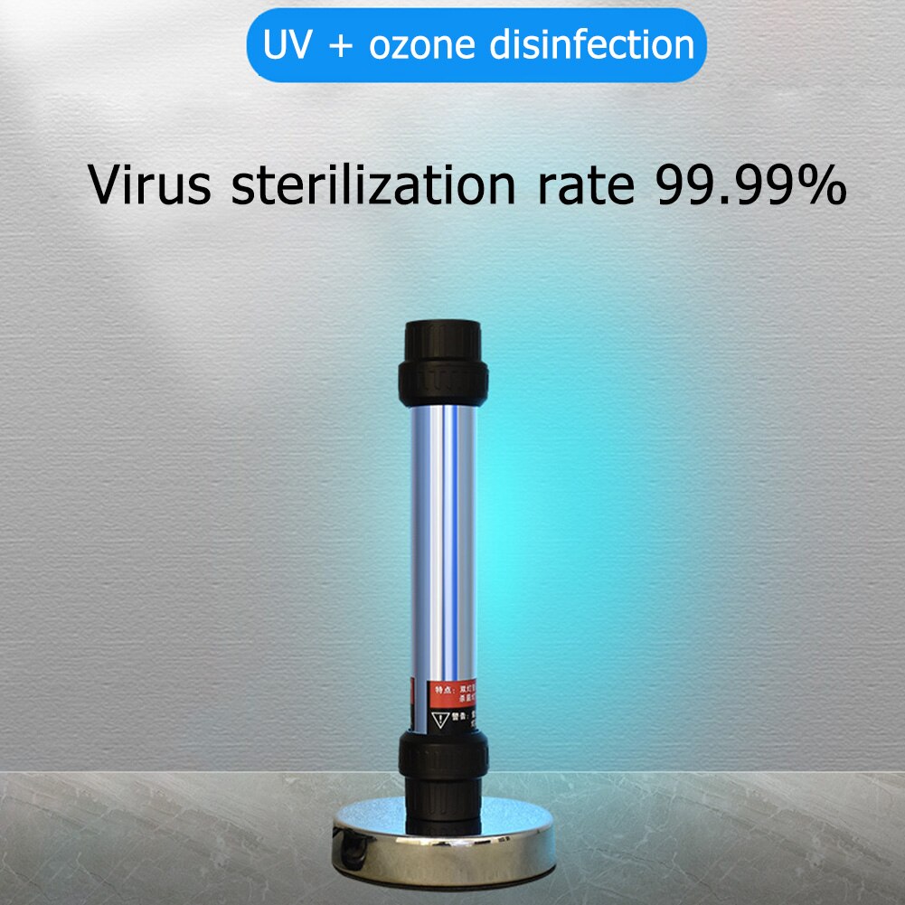 Removable Sterilization UV Disinfection Table Lamp 20W Household Ultraviolet Germicidal Bactericidal Lights with Base