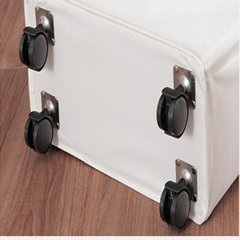 Foldable Laundry Basket Organizer With Wheels Waterproof Organizer Dirty Clothes Toys Basket Large Capacity Slim Laundry Hamper