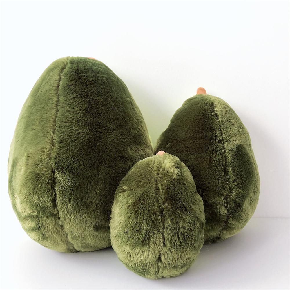 60Cm Ins Avocado Pop Leuke Fruit Knuffel Grote Super Zacht Kussen Kussen Cadeau Voor Kinderen schattige Gevulde Pop