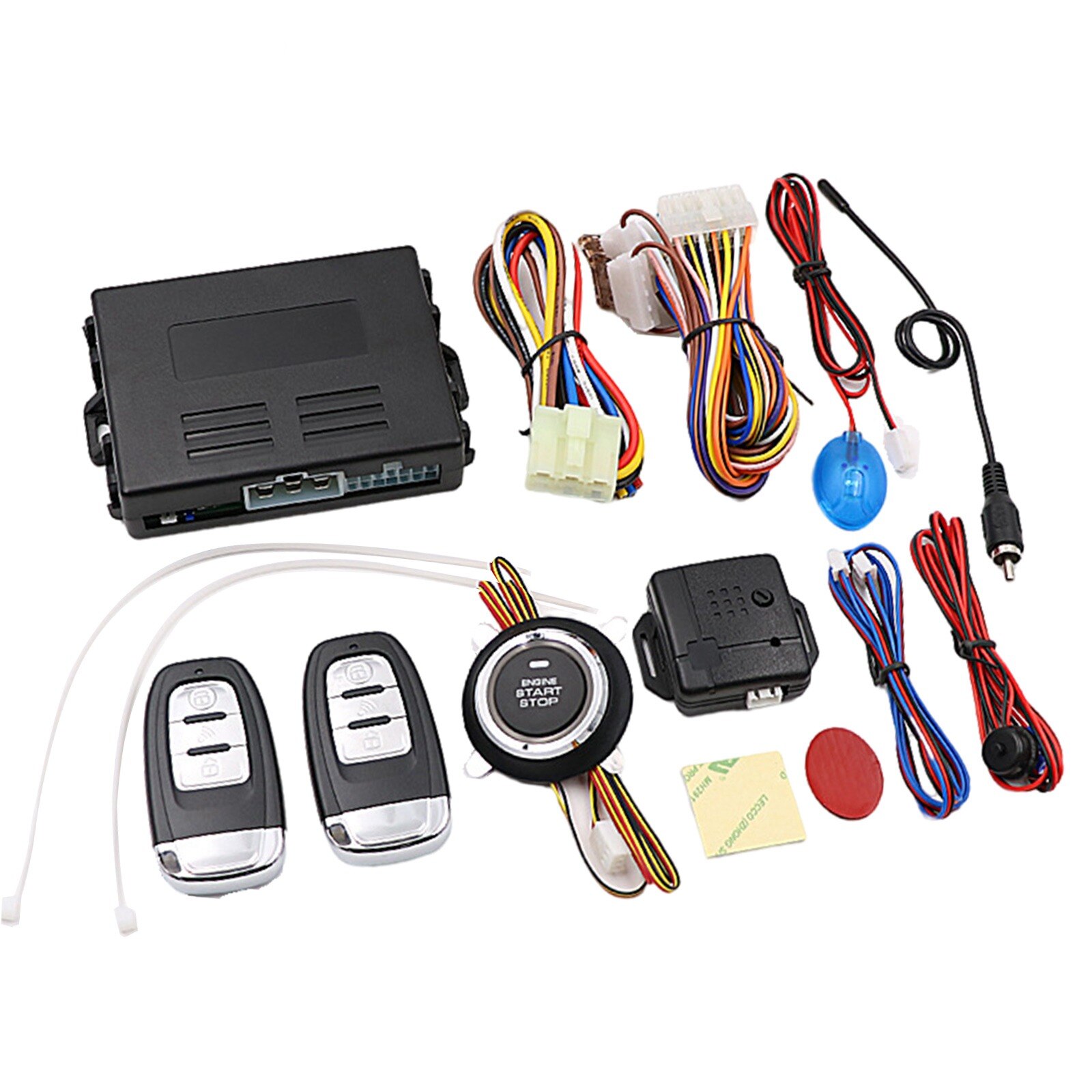 Car SUV Keyless Entry Engine Start Alarm System Push Button Remote Starter Stop