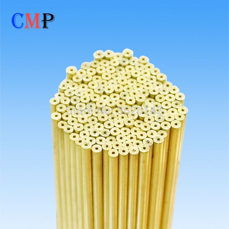 Electrode tube 0.3 0.4 0.5 0.6 0.7 0.8 0.9 1.0x400mm EDM Tube Brass tube Single Hole tube for Super Drilling EDM Machine