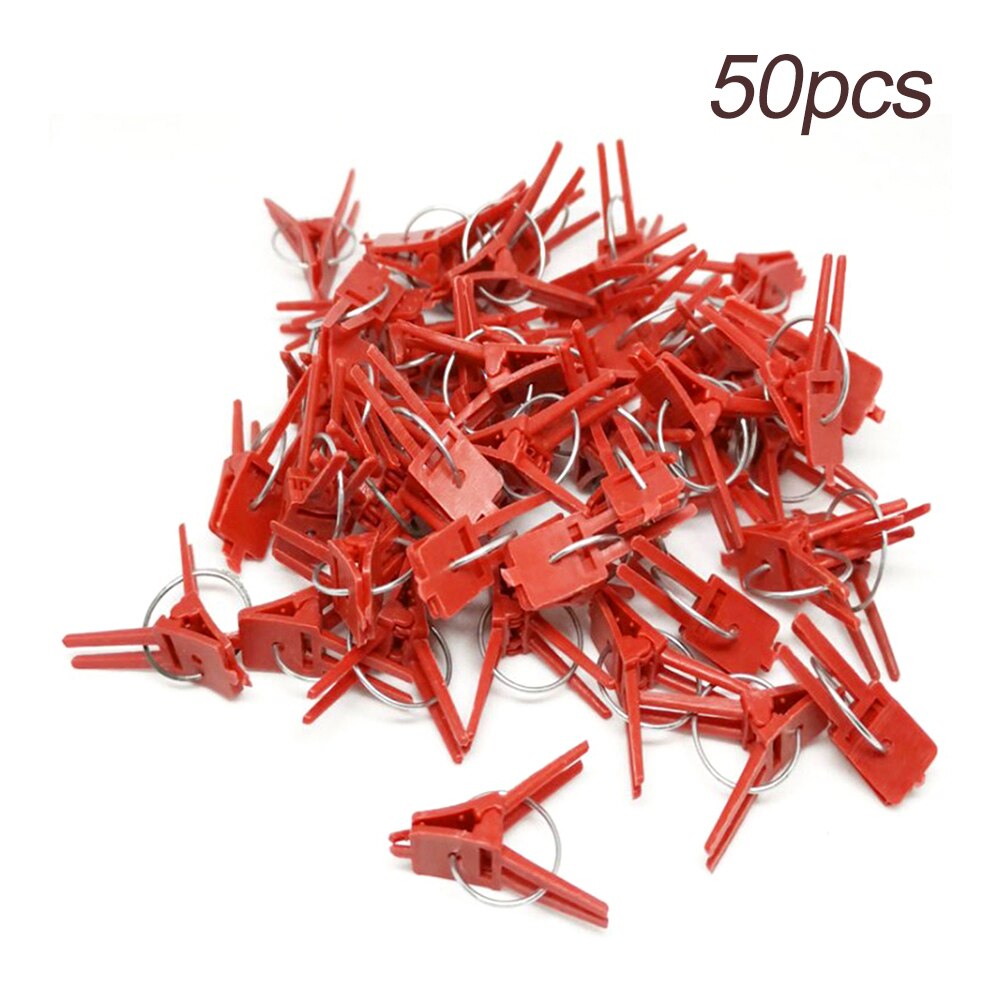 50pcs Plastic Grafting Graft Clips Garden Plant Support for Vegetable Flower Tomato Stalks Fix Grow Upright Grafting Tool Garden