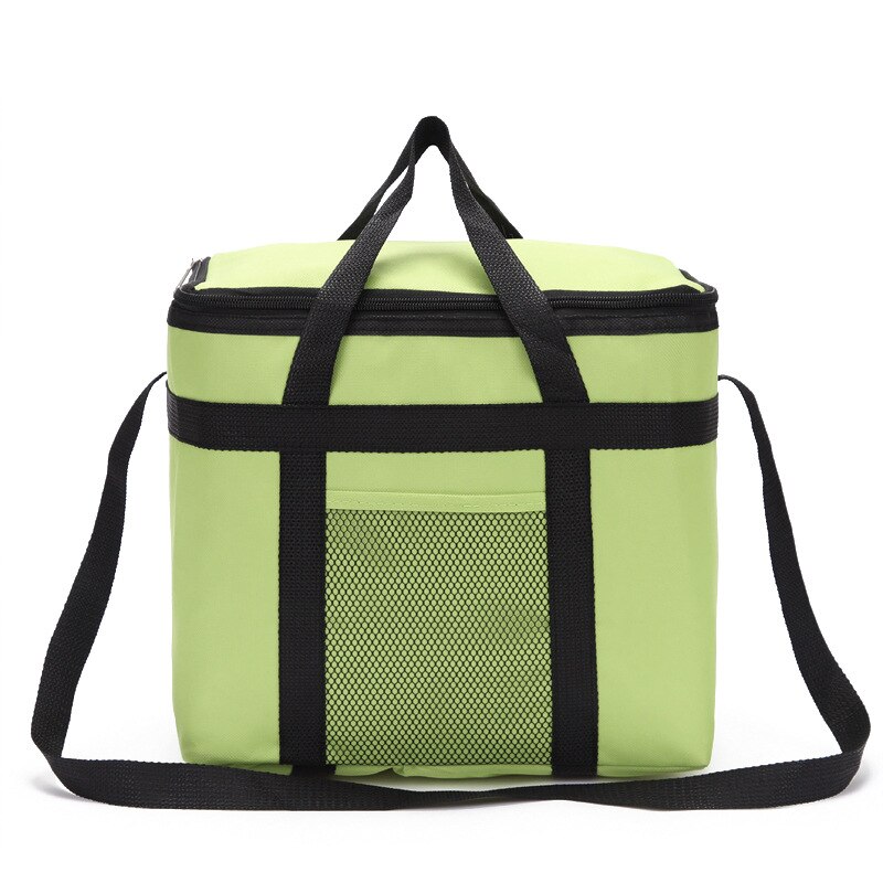 14L portable cooler bag big thermal picnic lunch box vehicle insulation shoulder bag drinks wine food cold warm carrier cool bag