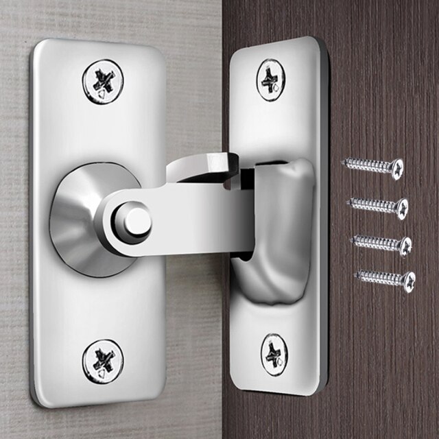 90 degree Hook Lock Right angle Stainless Steel Windows Sheds Drawer Cabinet: S