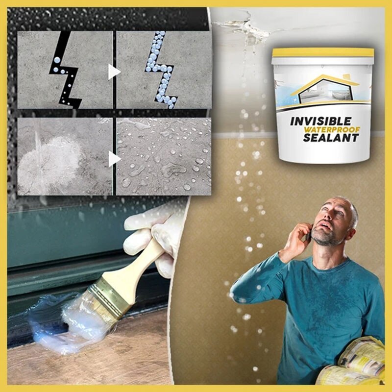 Mastic étanche Invisible, colle de scellage transparente pour céramique, porcelaine, bois, plastique, cuir 1.1/1.8/3.5 Oz QP2