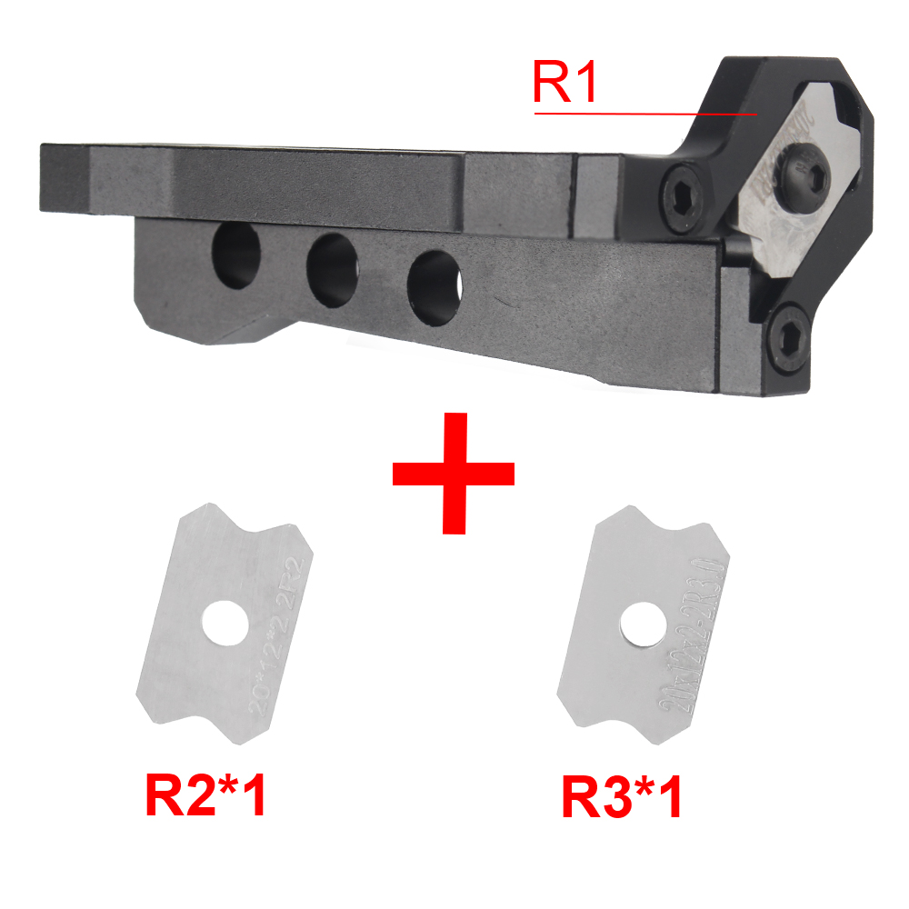 Smussatura del legno filetto bordatura arco Trimmer raschietto bordo sbavatura strumento pialla angolare pialla manuale lavorazione del legno lama bordo: GOLD