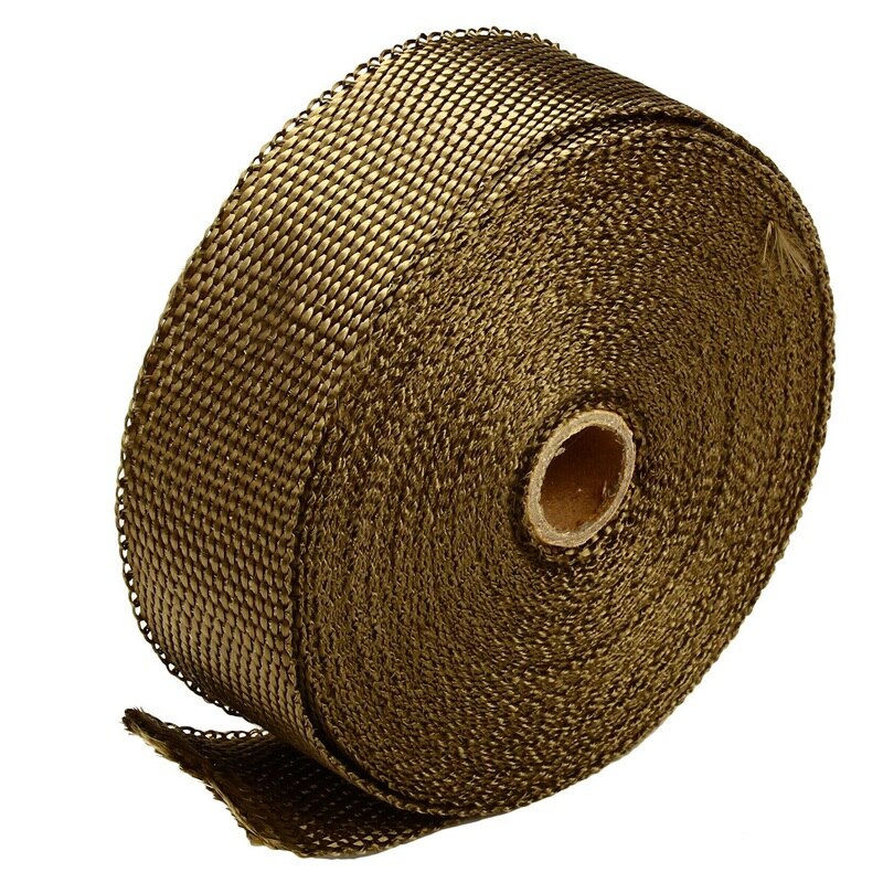Titanium 2 Inch 32Ft Exhaust Header Heat Wrap Trap... Grandado