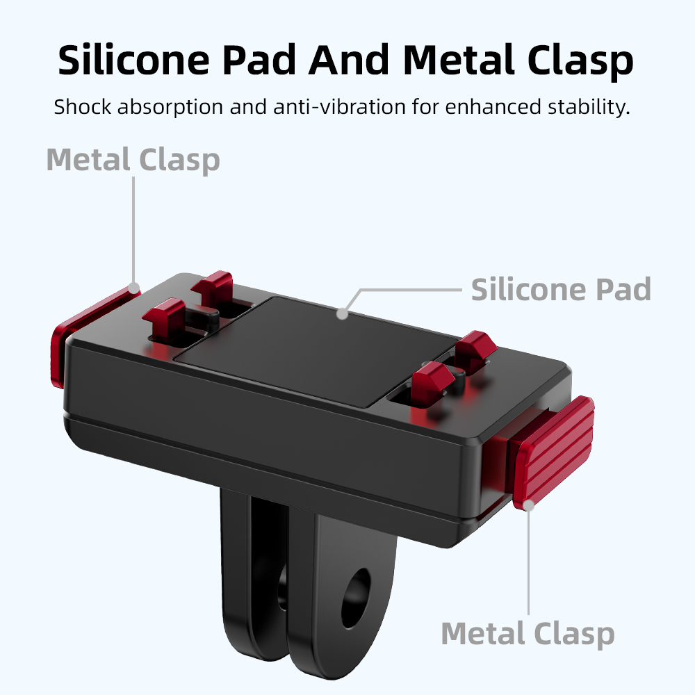 Flymile Magnetic Mount Base for Insta360 X5/Ace Pro 2 Camera Accessorise Expansion Bracket Tripod/Selfie Sticks Mount Adapter