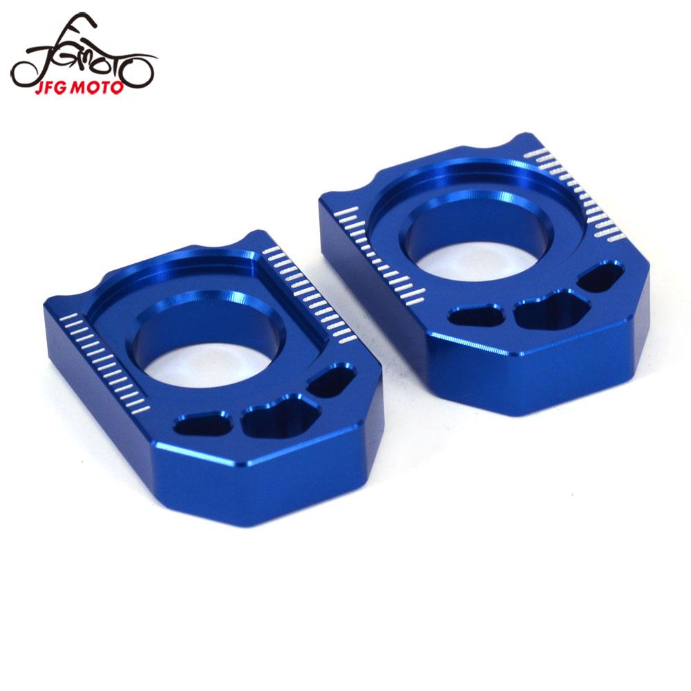 Motorcykel cnc bagkæde justering aksel blok til yamaha  yz250f yz450f yz 250f 450f