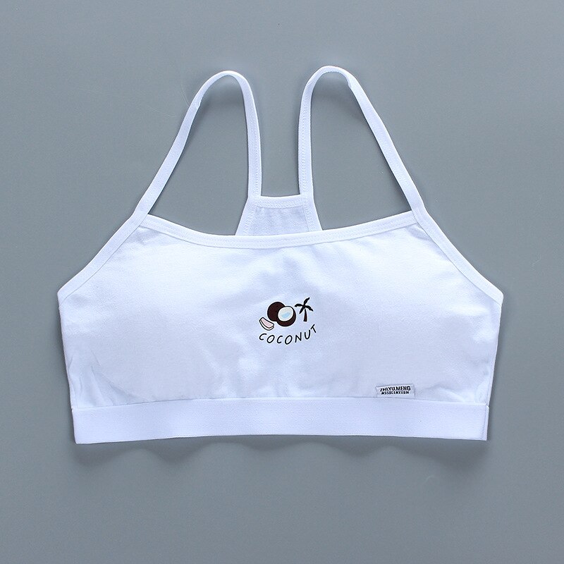 Biustonosz dla dziewczynek 12 16 lat bielizna biustonosz bawełna dzieci Adolescente trening oddychający nastoletni stanik sportowy