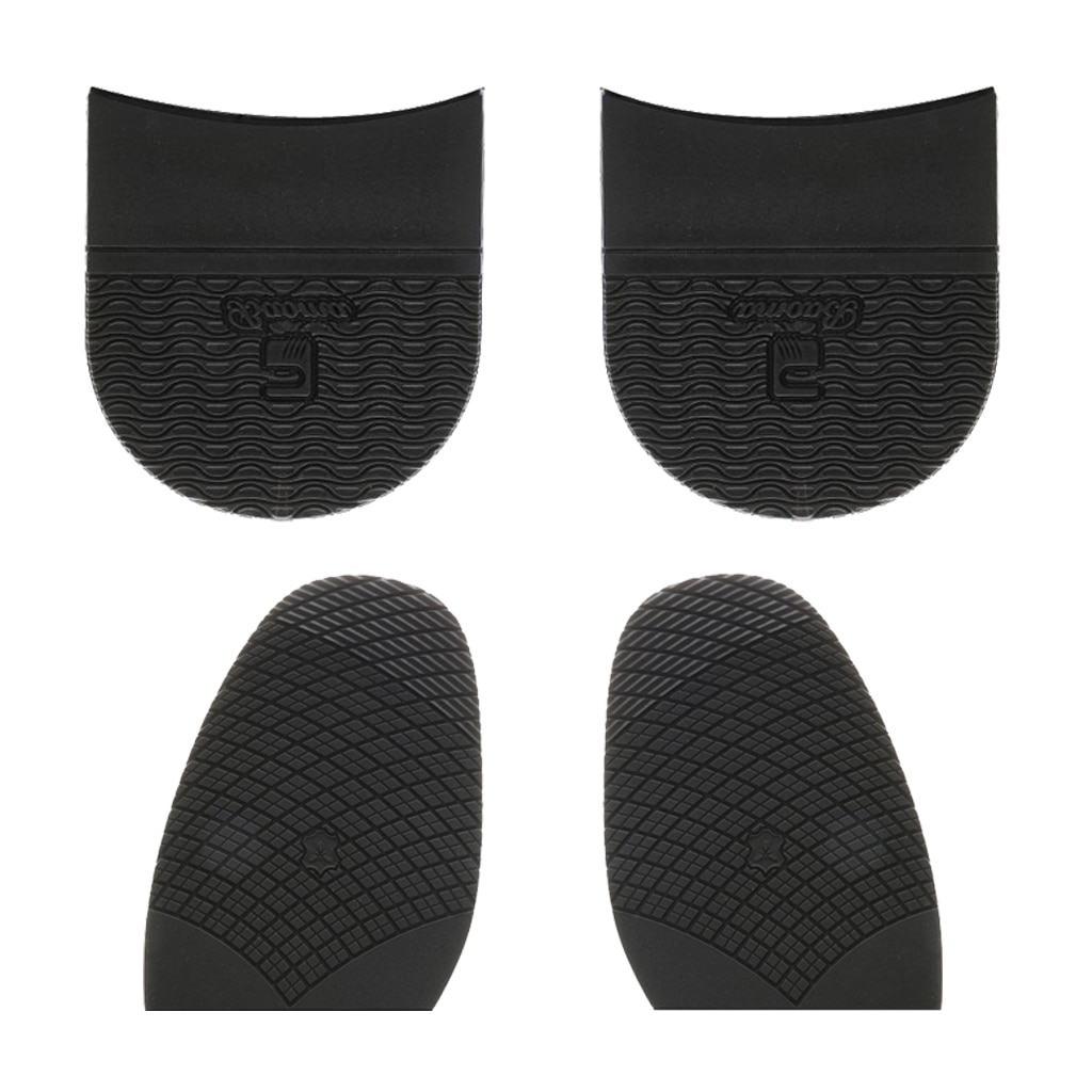 2 Paar/set Rubber Half Schoen Zolen En Hakken Pads Grip Diy Schoen Reparatie Vervanging